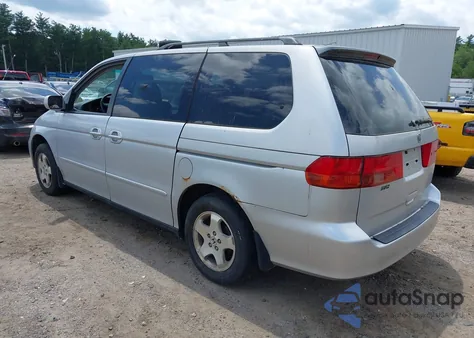 2001 Honda Odyssey Ex z USA, uszkodzony, nr VIN 2HKRL18631H563450